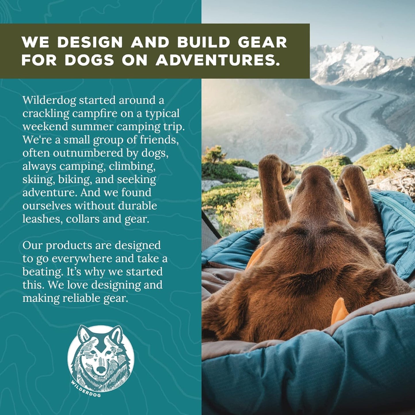 Wilderdog Lightweight Dog Harness with Reflective Straps