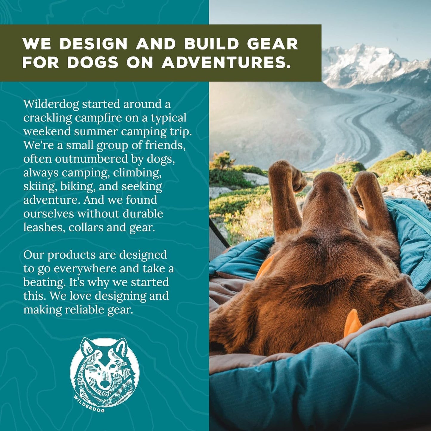 Wilderdog Lightweight Dog Harness with Reflective Straps