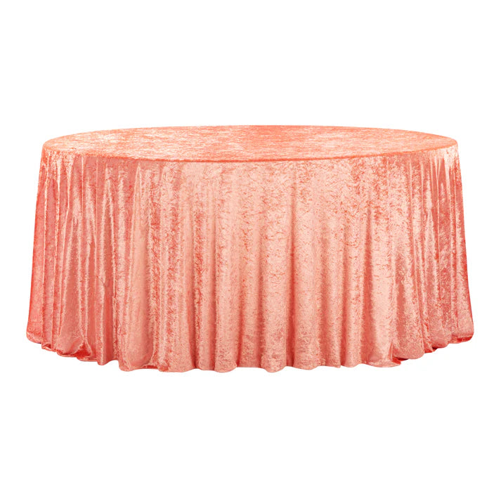 Experience Unrivaled Luxury: Velvet 120" Round Tablecloth