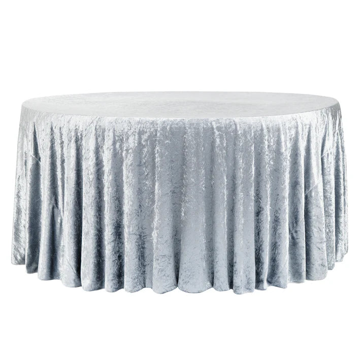 Experience Unrivaled Luxury: Velvet 120" Round Tablecloth