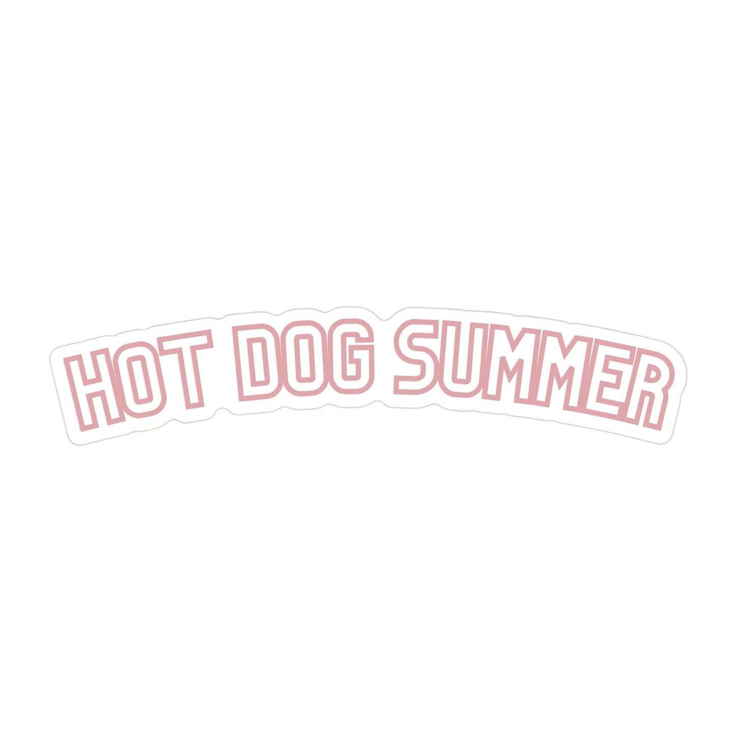 Hot Dog Summer Sticker