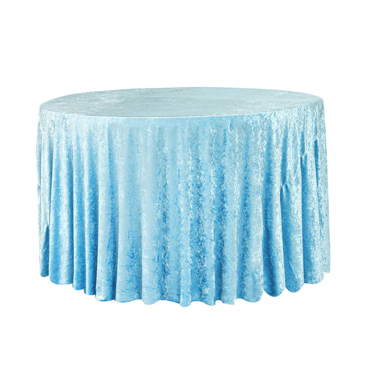 Experience Unrivaled Luxury: Velvet 120" Round Tablecloth