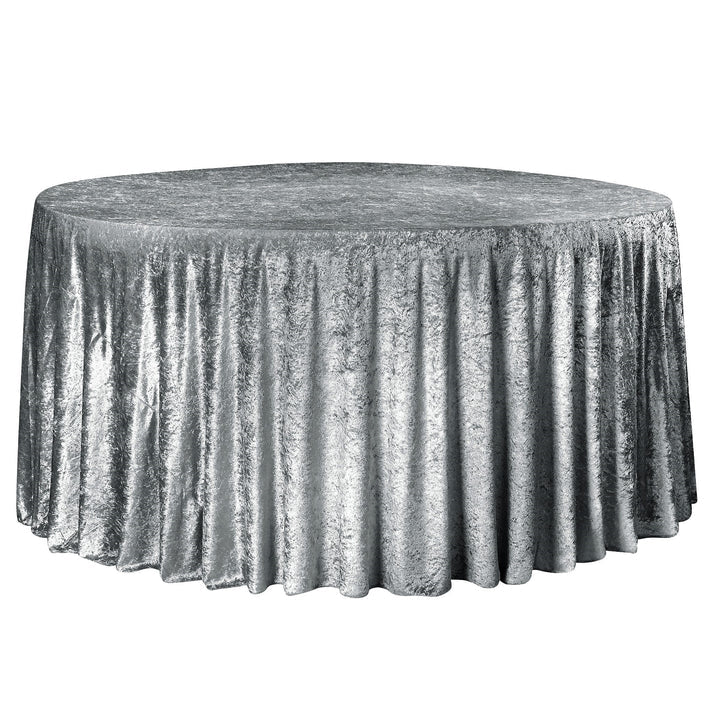 Experience Unrivaled Luxury: Velvet 120" Round Tablecloth