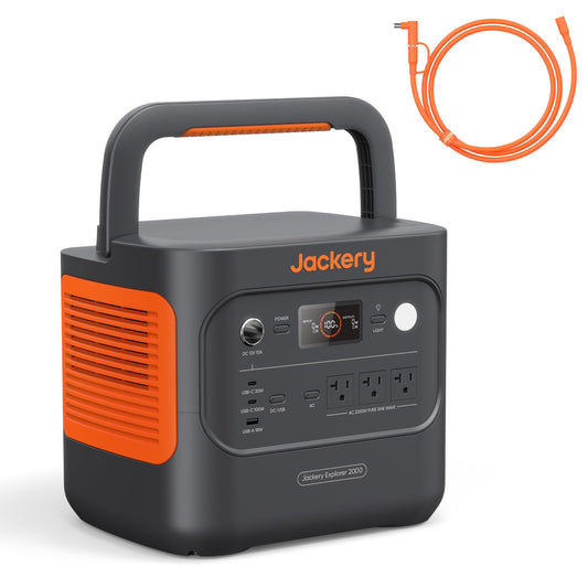 Jackery Solar Generator Fast Charging for Power Outages, Emergencies, Camping & RVing
